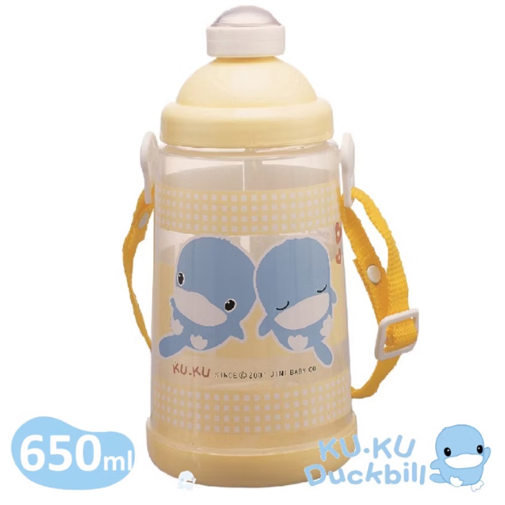 KUKU酷咕鴨 彈跳攜帶水壺 兒童水壺-細節圖2