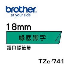 Brother TZe-721 731 741 751 761護貝標籤帶 (9mm~36mm綠底黑字) 原廠系列-細節圖3