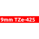 Brother TZe-415 425 435 445 455 465護貝標籤帶 (6mm~36mm紅底白字) 副廠系列-規格圖1