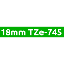 Brother TZe-715 725 735 745 755 765護貝標籤帶 (6mm~36mm綠底白字) 副廠系列-規格圖1