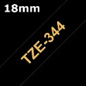 Brother TZe-314 324 334 344 354 364護貝標籤帶 (6mm~36mm黑底金字) 副廠系列-規格圖1