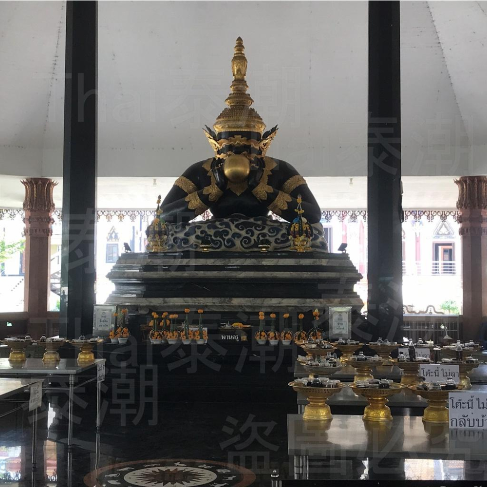 泰國 拉胡廟 拉胡佛牌 拉胡 立體小供尊 (附出廟盒)-細節圖9