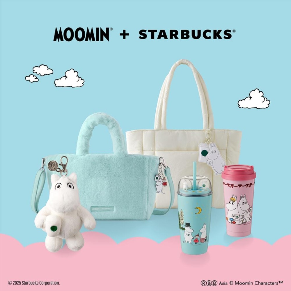 泰國 星巴克 嚕嚕米 STARBUCKS 托特包 保溫杯 保溫杯袋 鑰匙圈 馬克杯 冷水杯-細節圖8