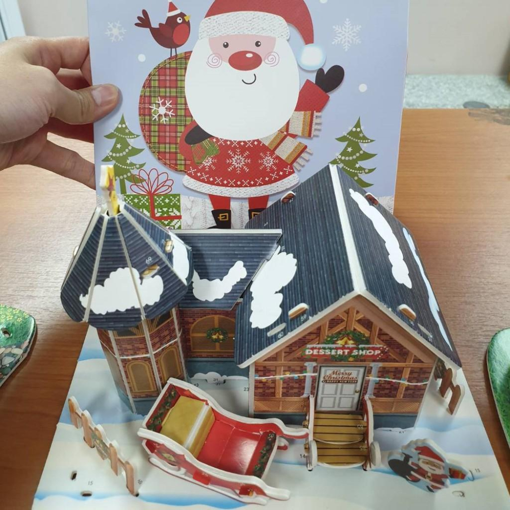 清倉~3D 立體 拼圖~公主城堡 森林小屋 聖誕老人的家-細節圖4