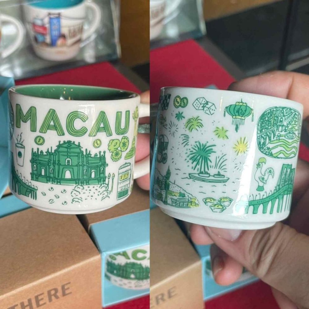 澳門 星巴克 Starbucks 城市杯 馬克杯 變色杯 espresso杯 限量版-細節圖4