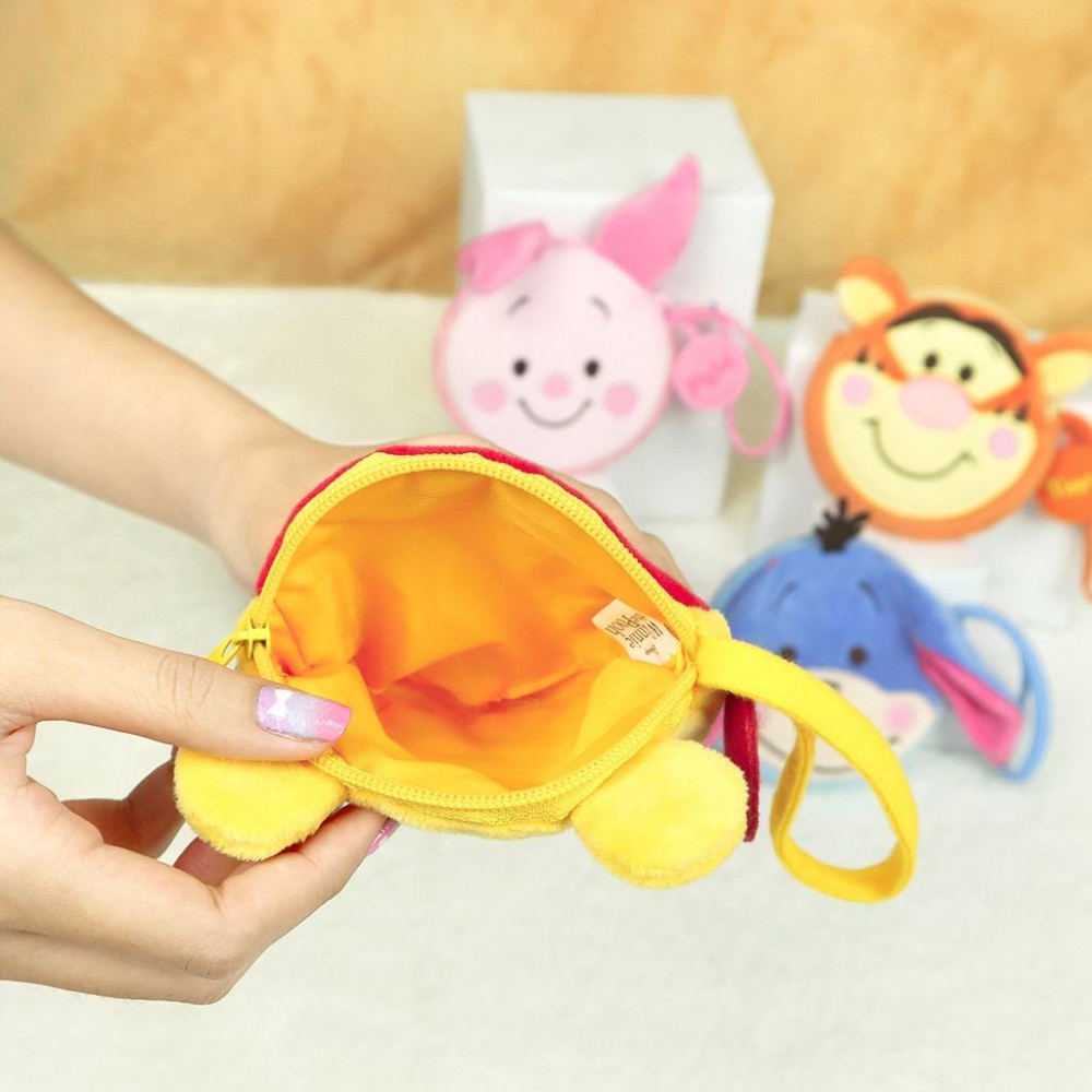 泰國 oceantoys 小熊 維尼 家族 零錢包 維尼 屹耳 小豬 跳跳虎-細節圖2