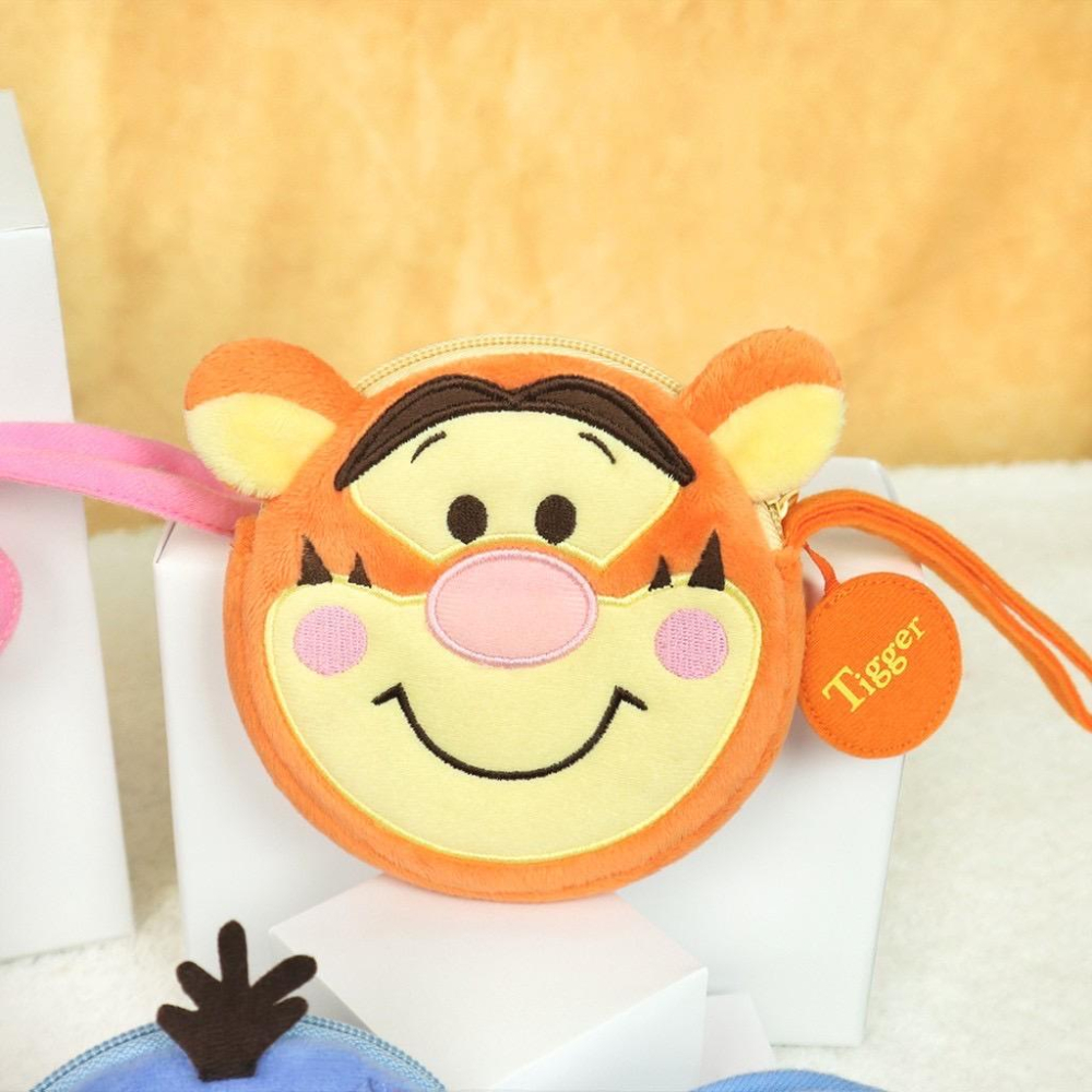 泰國 oceantoys 小熊 維尼 家族 零錢包 維尼 屹耳 小豬 跳跳虎-細節圖4