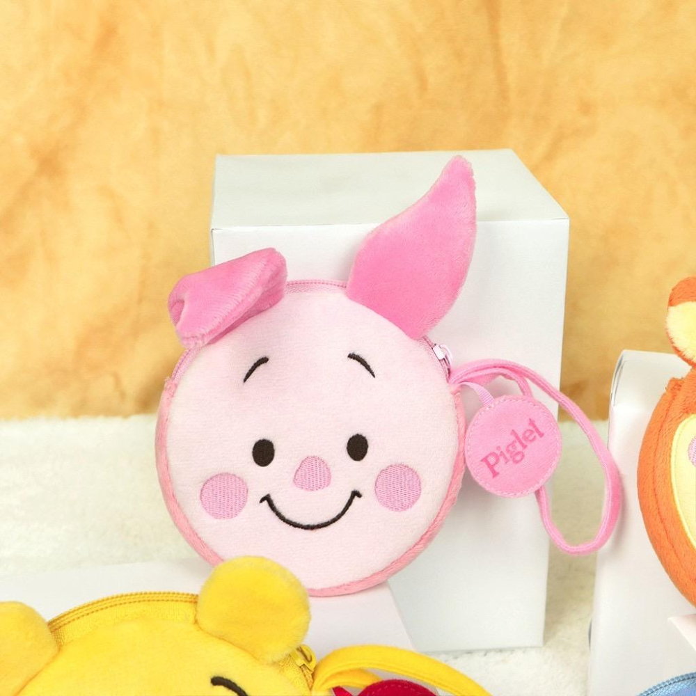 泰國 oceantoys 小熊 維尼 家族 零錢包 維尼 屹耳 小豬 跳跳虎-細節圖5