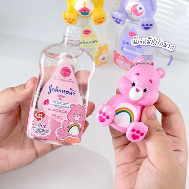 泰國 Johnson＇s 嬌生 Care Bears 彩虹熊 潤膚油-細節圖5