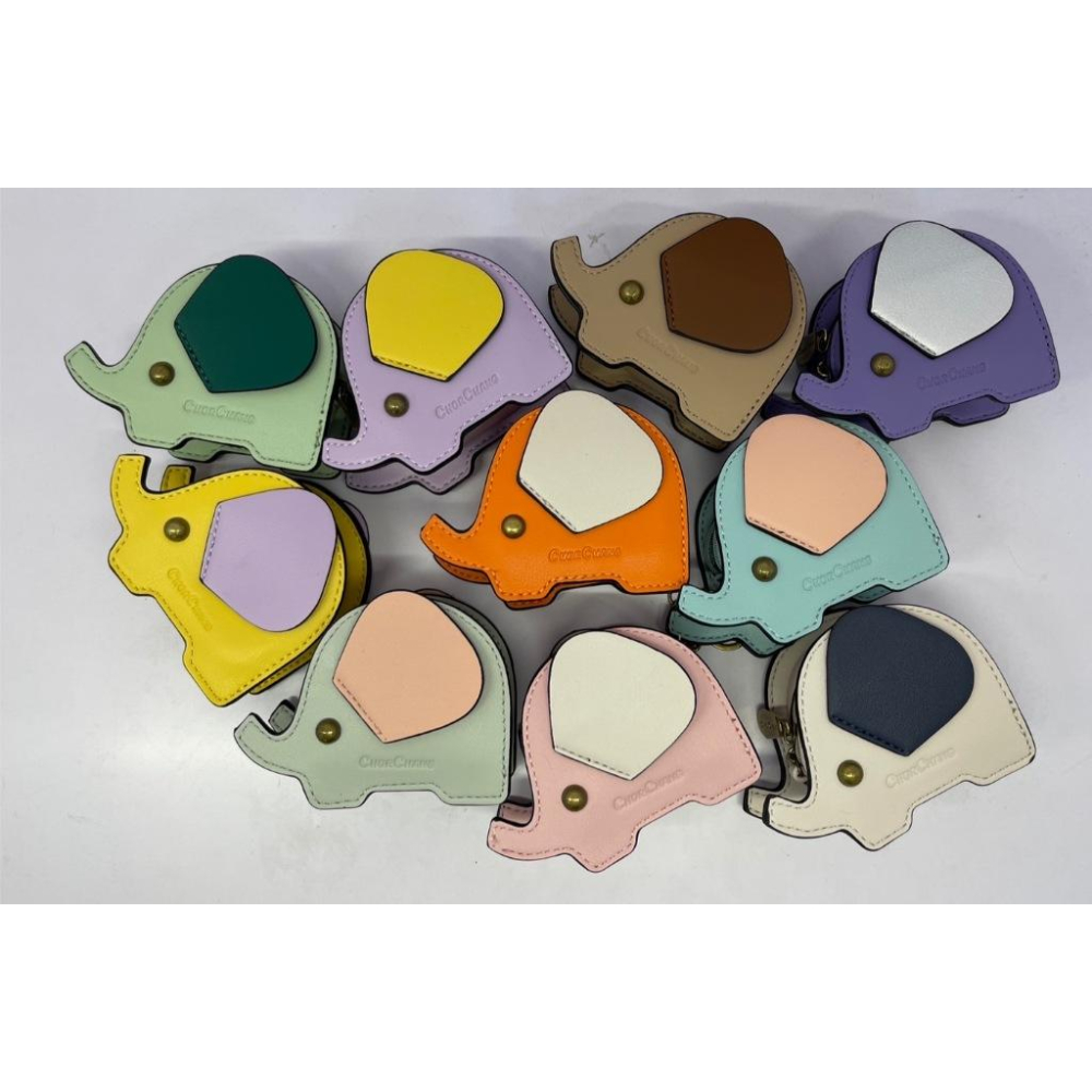 泰國 Chor Chang 大象零錢包 鑰匙圈零錢包 CHANG CHANG 附外盒-細節圖6