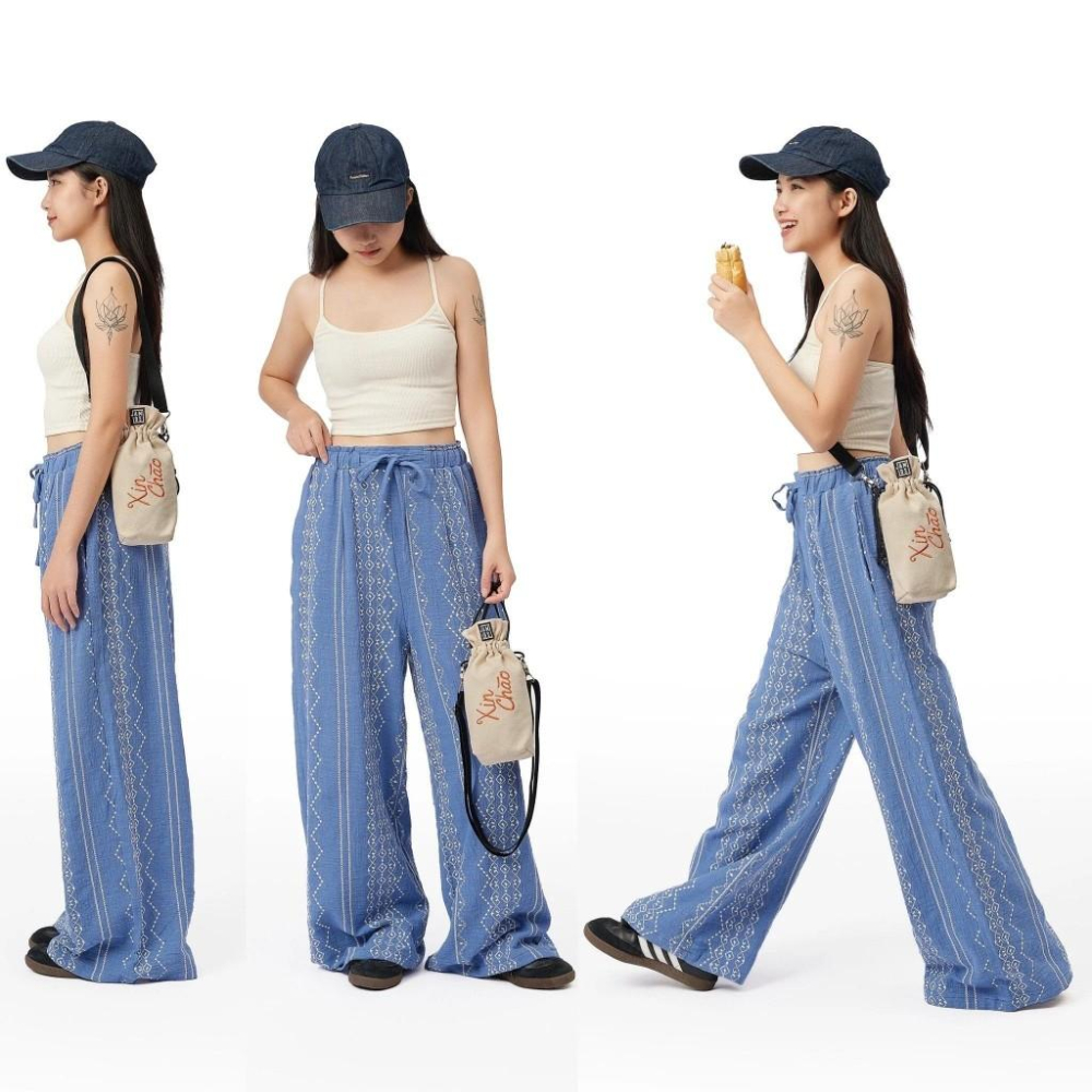 越南 JAMLOS 抽繩束口 帆布包 拳擊包 水桶包 側背包 潮牌設計師品牌-細節圖2