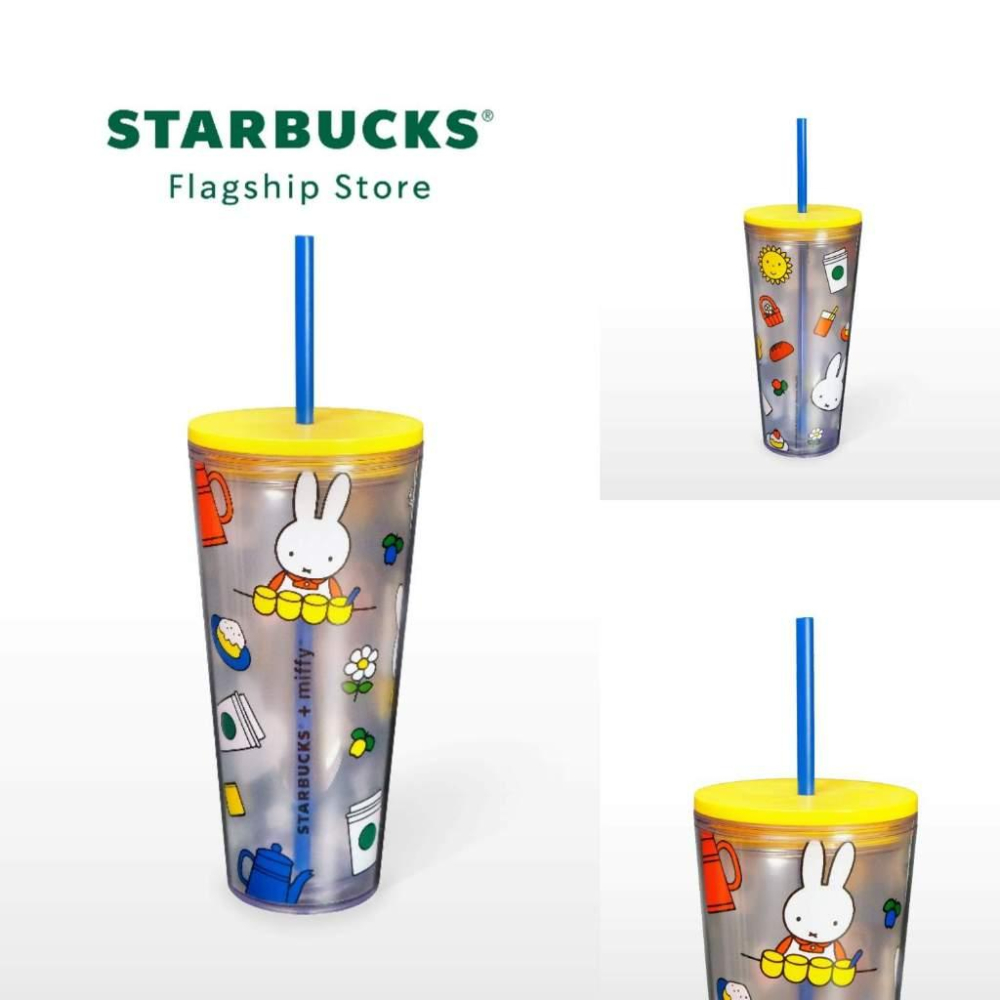 越南 STARBUCKS 星巴克 MIFFY 米菲兔 保溫杯 保溫瓶 水瓶 手提肩背袋-細節圖3