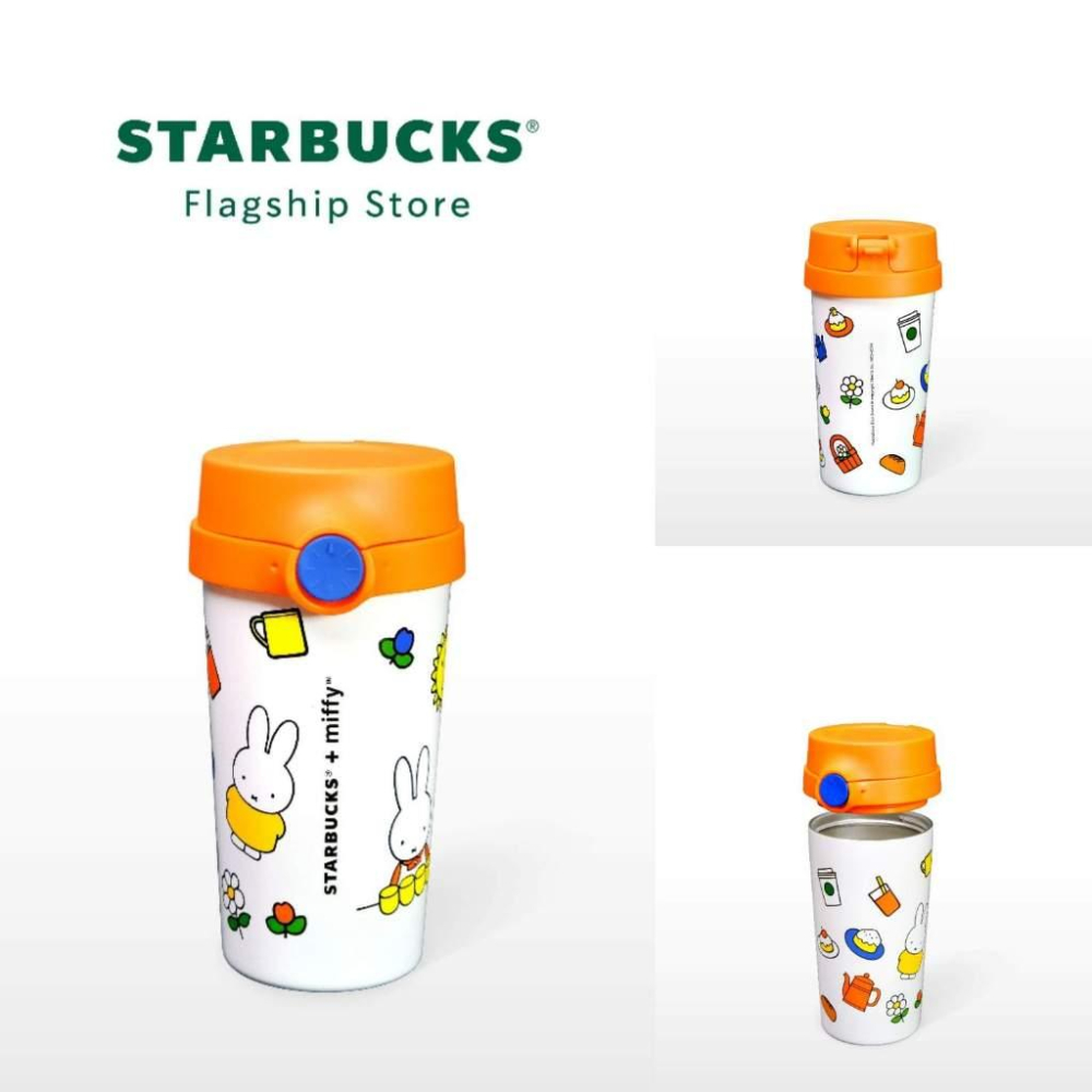 越南 STARBUCKS 星巴克 MIFFY 米菲兔 保溫杯 保溫瓶 水瓶 手提肩背袋-細節圖4