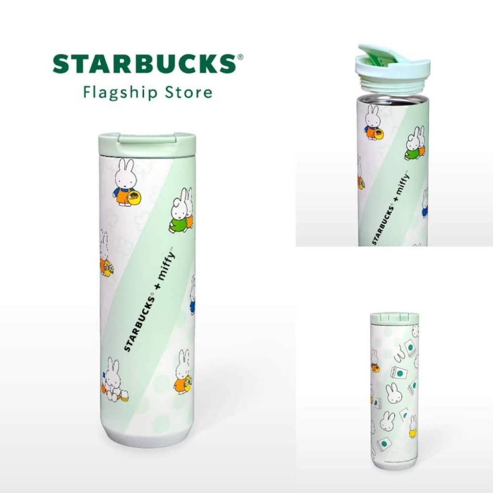 越南 STARBUCKS 星巴克 MIFFY 米菲兔 保溫杯 保溫瓶 水瓶 手提肩背袋-細節圖5