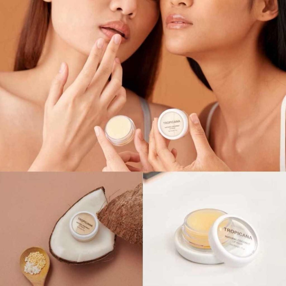 泰國 TROPICANA 椰子油 去角質粉 椰子皂 護唇膏 護髮素-細節圖4