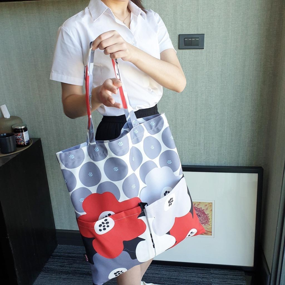 泰國 ZAPPGIRL 托特包 肩背包 潮流設計師包款-細節圖5