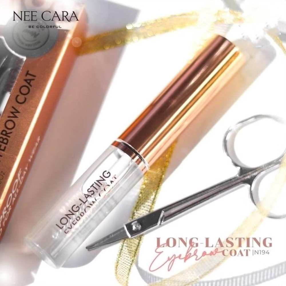 泰國 Nee cara 眉膠 眉剪 套組 自然造型-細節圖2