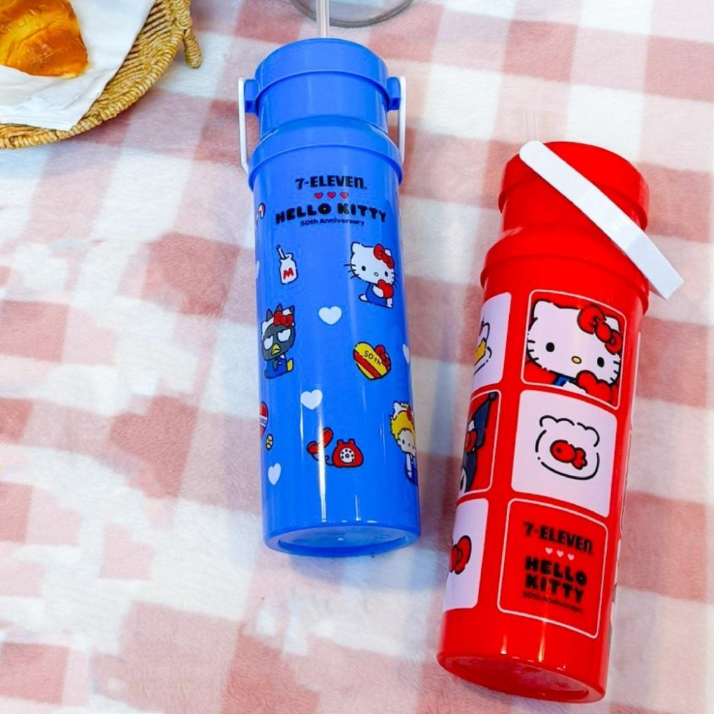 清倉~泰國 kitty 水瓶 水杯 水壺 Kitty 50週年711限量款-細節圖6