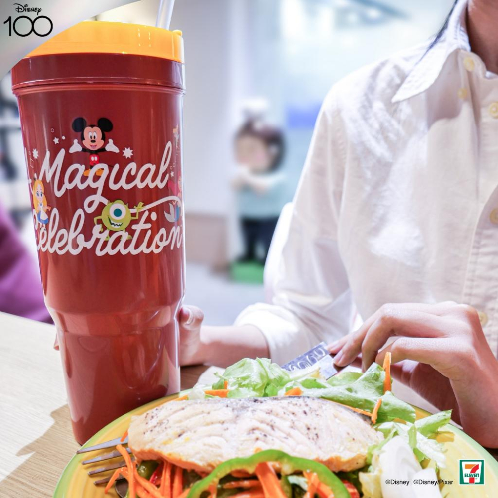 清倉~泰國 DISNEY 迪士尼 杯 冷水杯 泰國711迪士尼100周年限量款-細節圖4