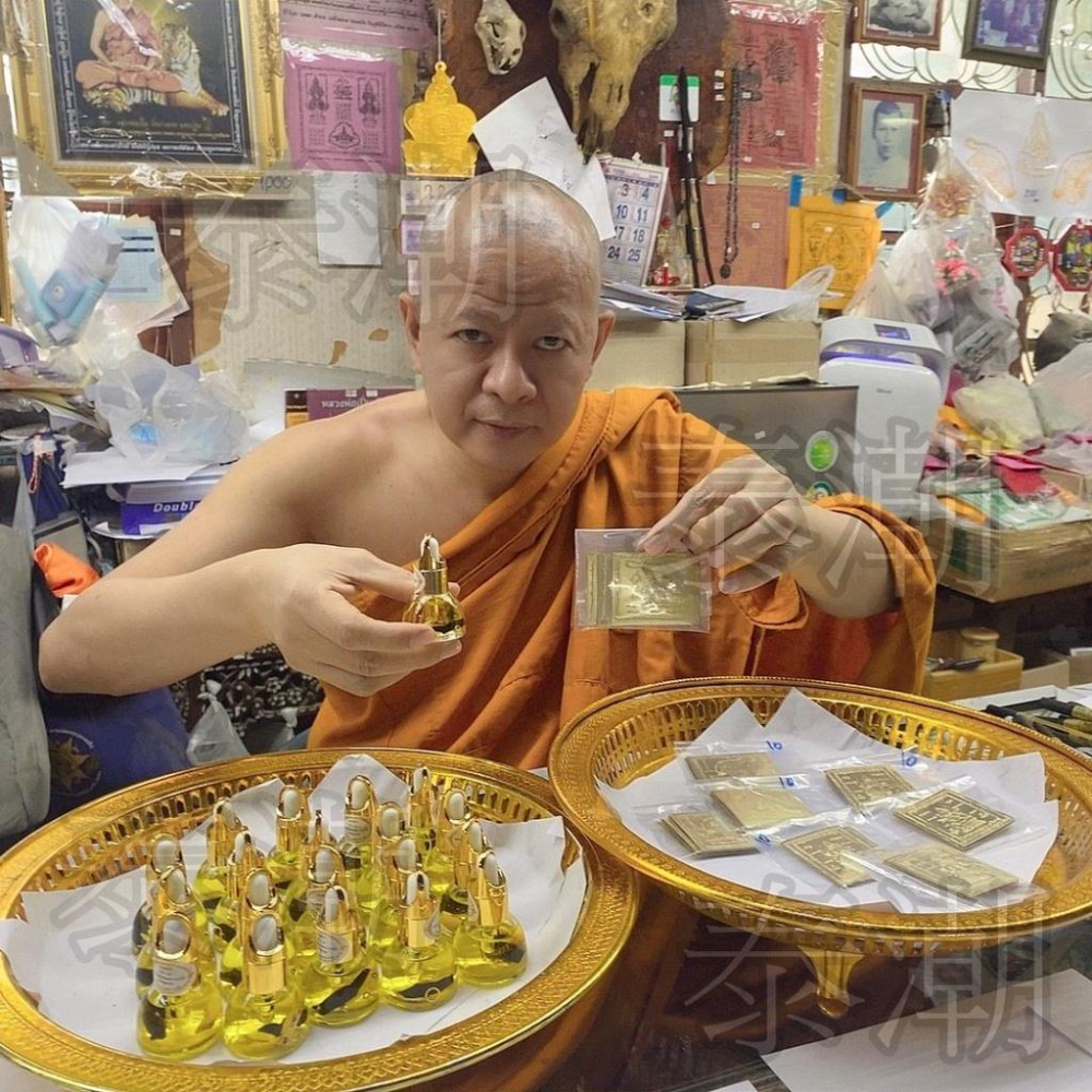 泰國 龍婆本廟 人緣油 內含靈木人緣鳥 滴管式-細節圖4