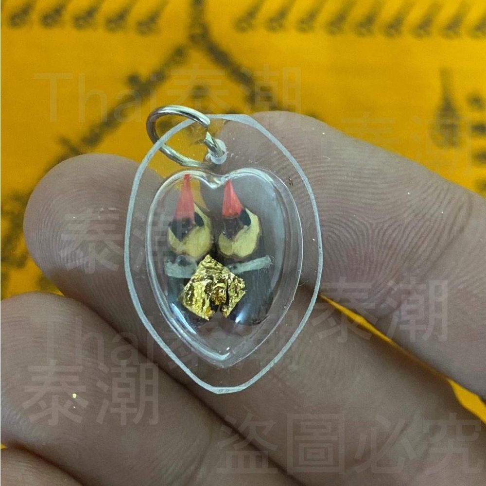 泰國 龍婆本廟 靈木 人緣鳥  姻緣鳥-細節圖3