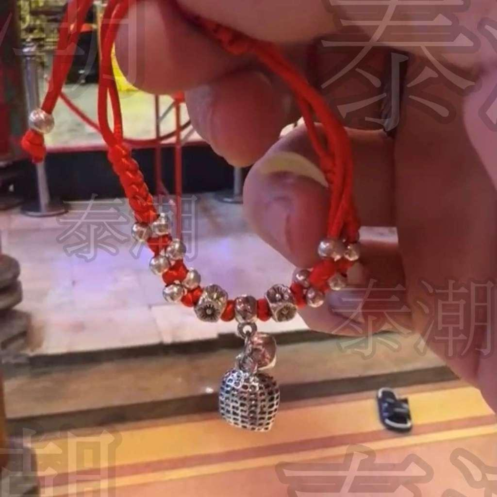 泰國 龍蓮寺 手繩 畚舀幸福 鐲幸福-細節圖2