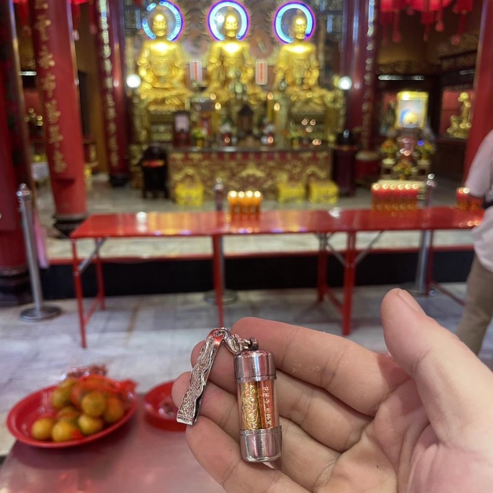 泰國 龍蓮寺 三色符管 健康 消災 招財富-細節圖2