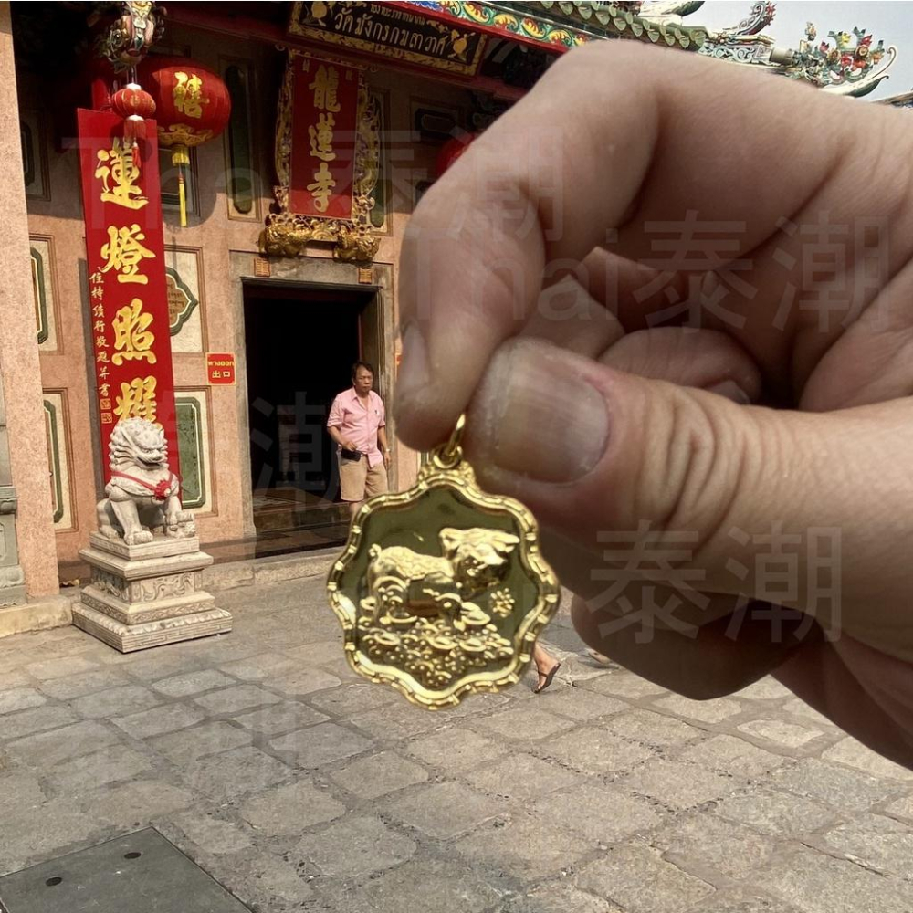泰國 龍蓮寺 虎威 富貴豬 (附出廟盒)-細節圖2