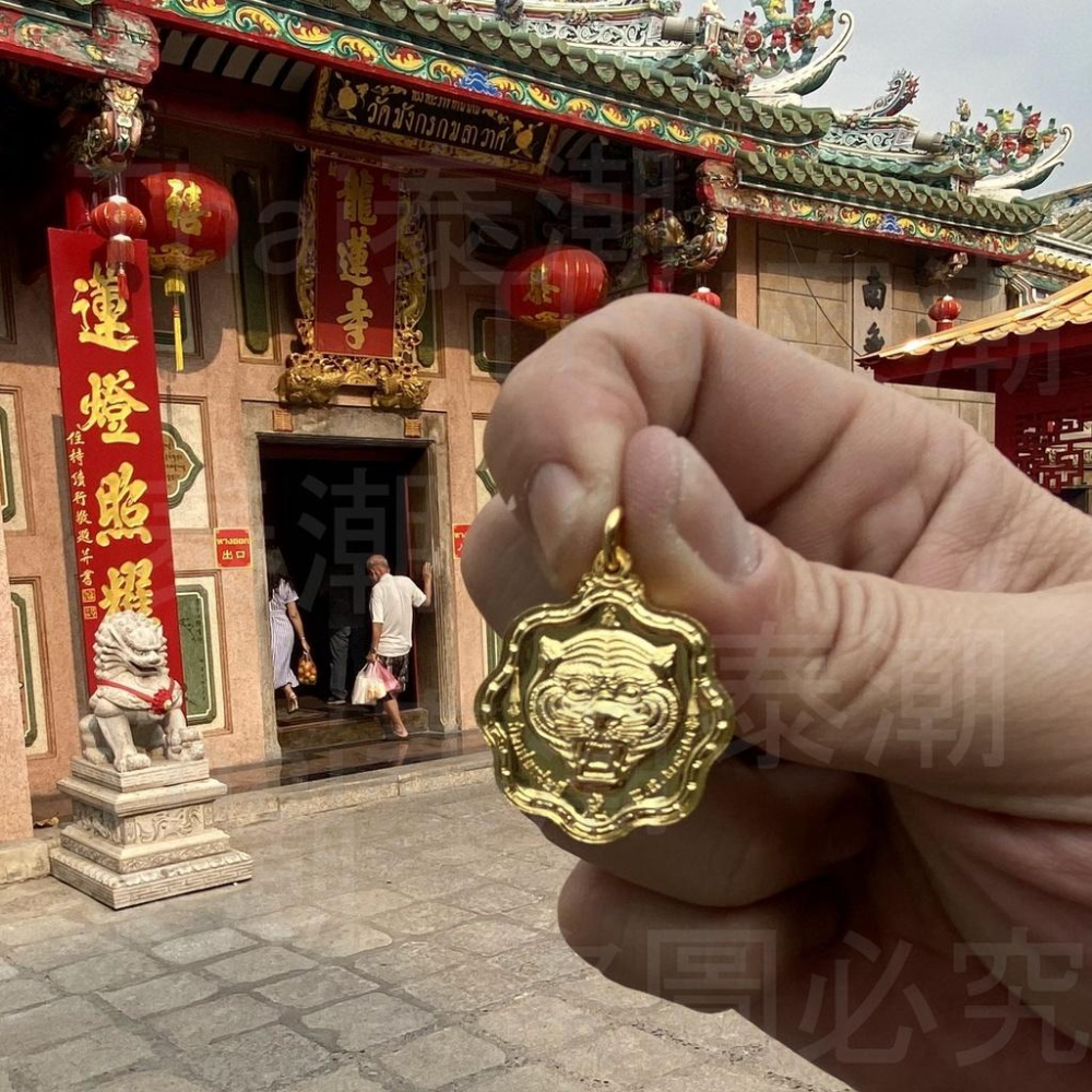 泰國 龍蓮寺 虎威 富貴豬 (附出廟盒)-細節圖3