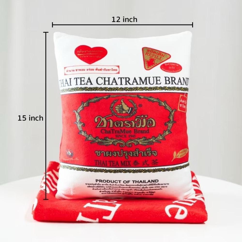 泰國 ChaTraMue 手標 抱枕 枕頭 靠枕 被子 辦公室小物-細節圖2