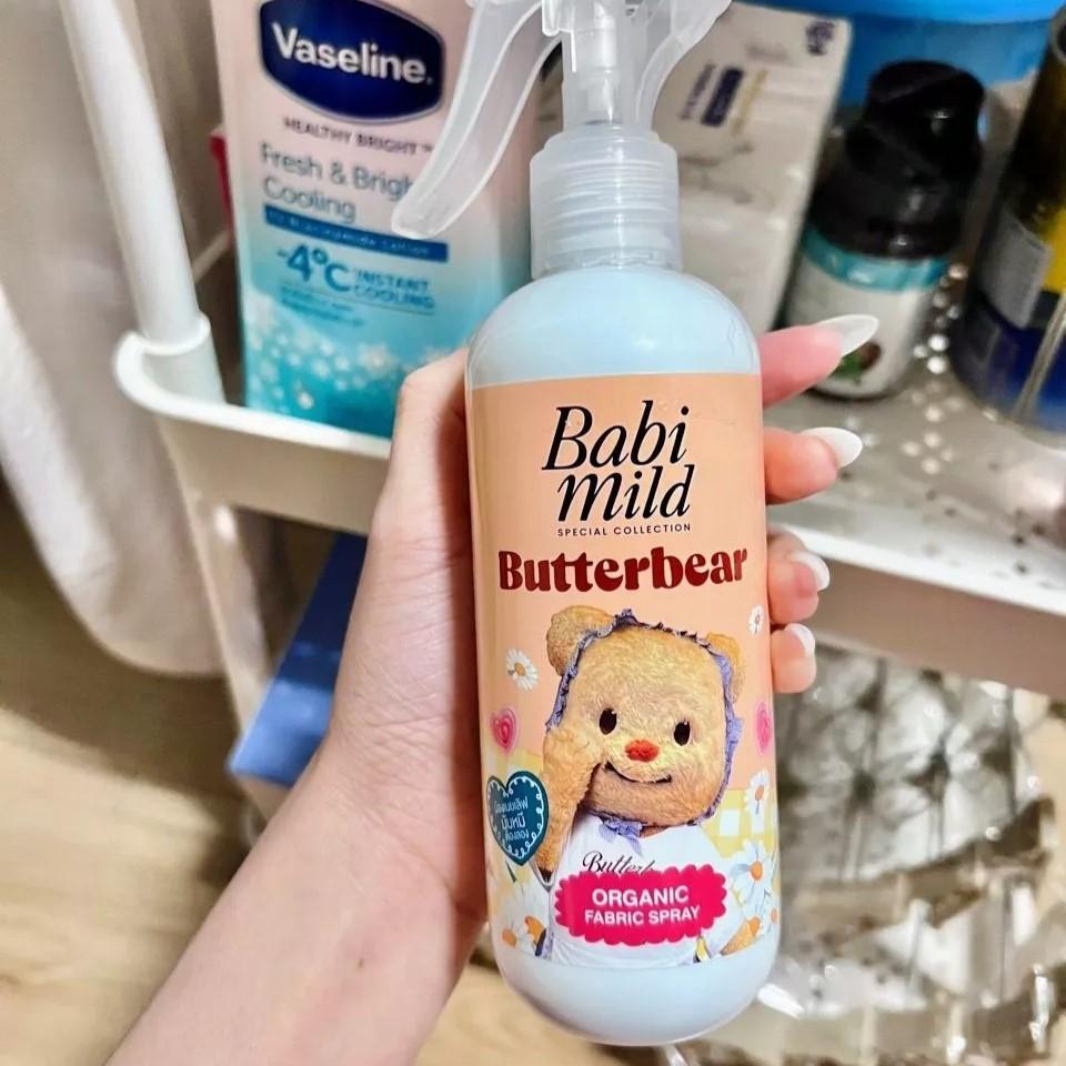 泰國 Babi Mild 奶油熊 衣物噴霧 織品噴霧 嬰兒香水 寶寶香-細節圖2