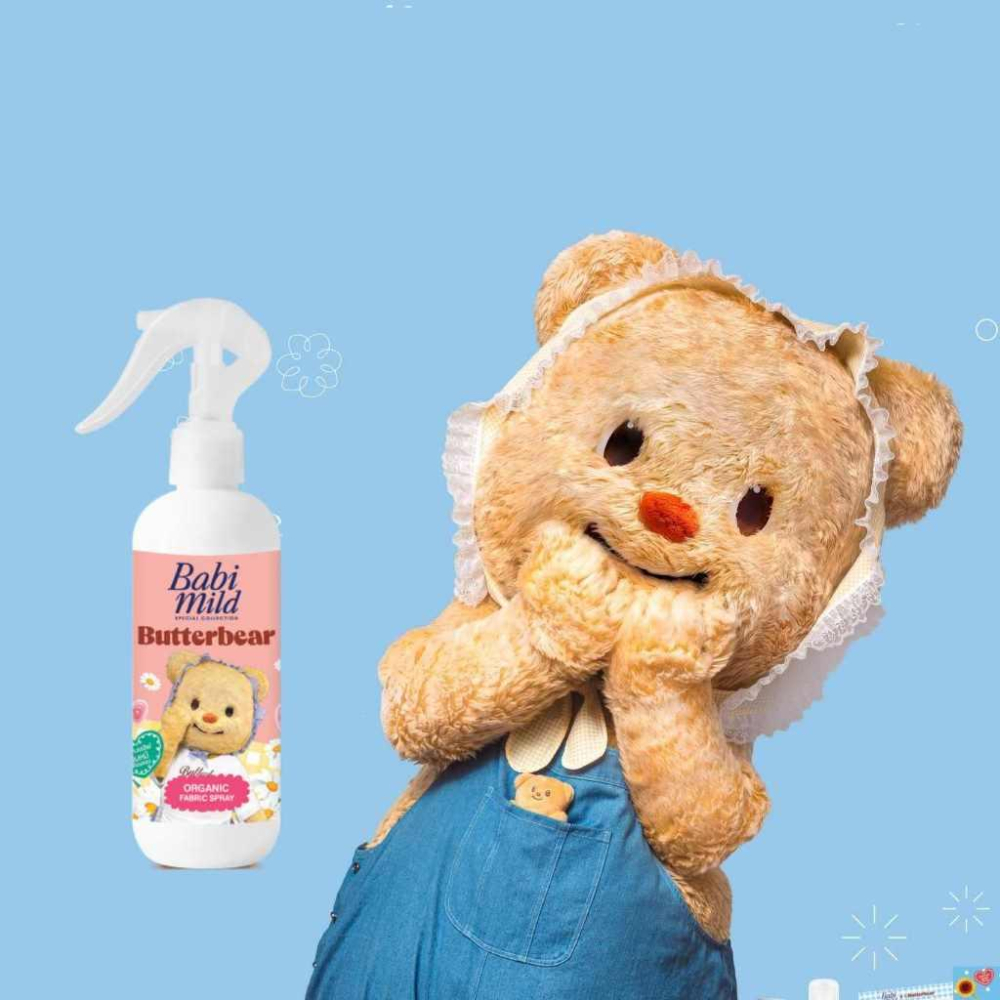 泰國 Babi Mild 奶油熊 衣物噴霧 織品噴霧 嬰兒香水 寶寶香-細節圖3