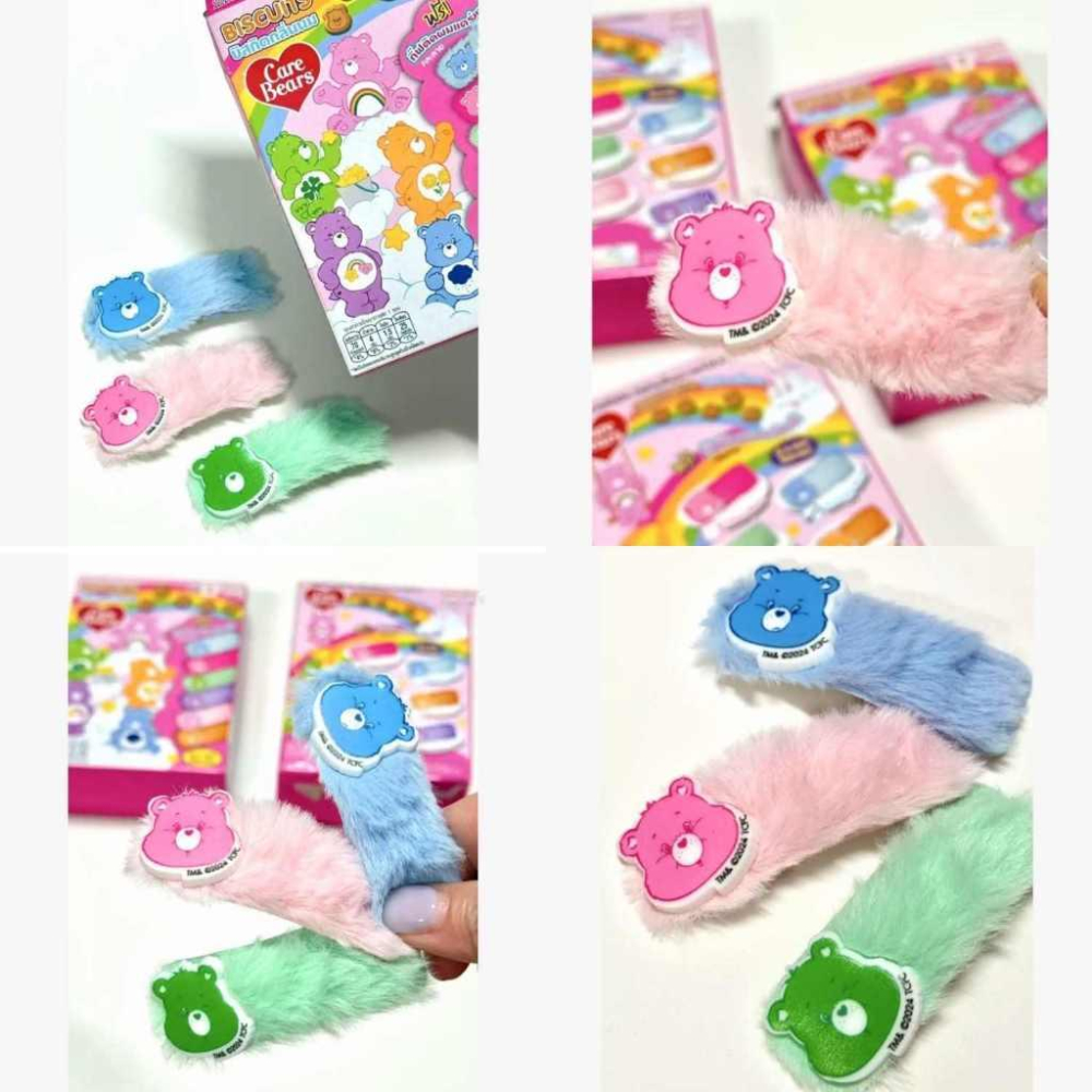 泰國 CARE BEARS 髮夾 側背包 711正版限定-細節圖5