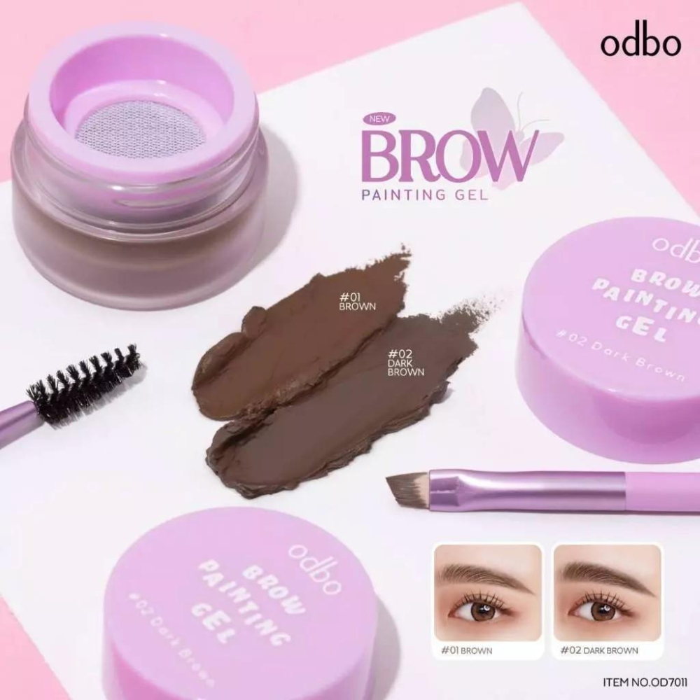 泰國 ODBO 眉筆 眉膠 眉膏 繪眉凝膠-細節圖2