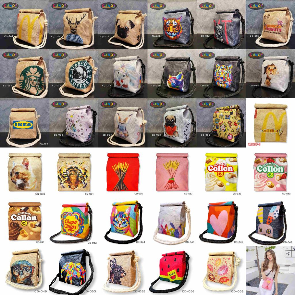 泰國 i-GEN 側背包 斜背包 郵差包 文創百搭款 洽圖洽連線-細節圖5