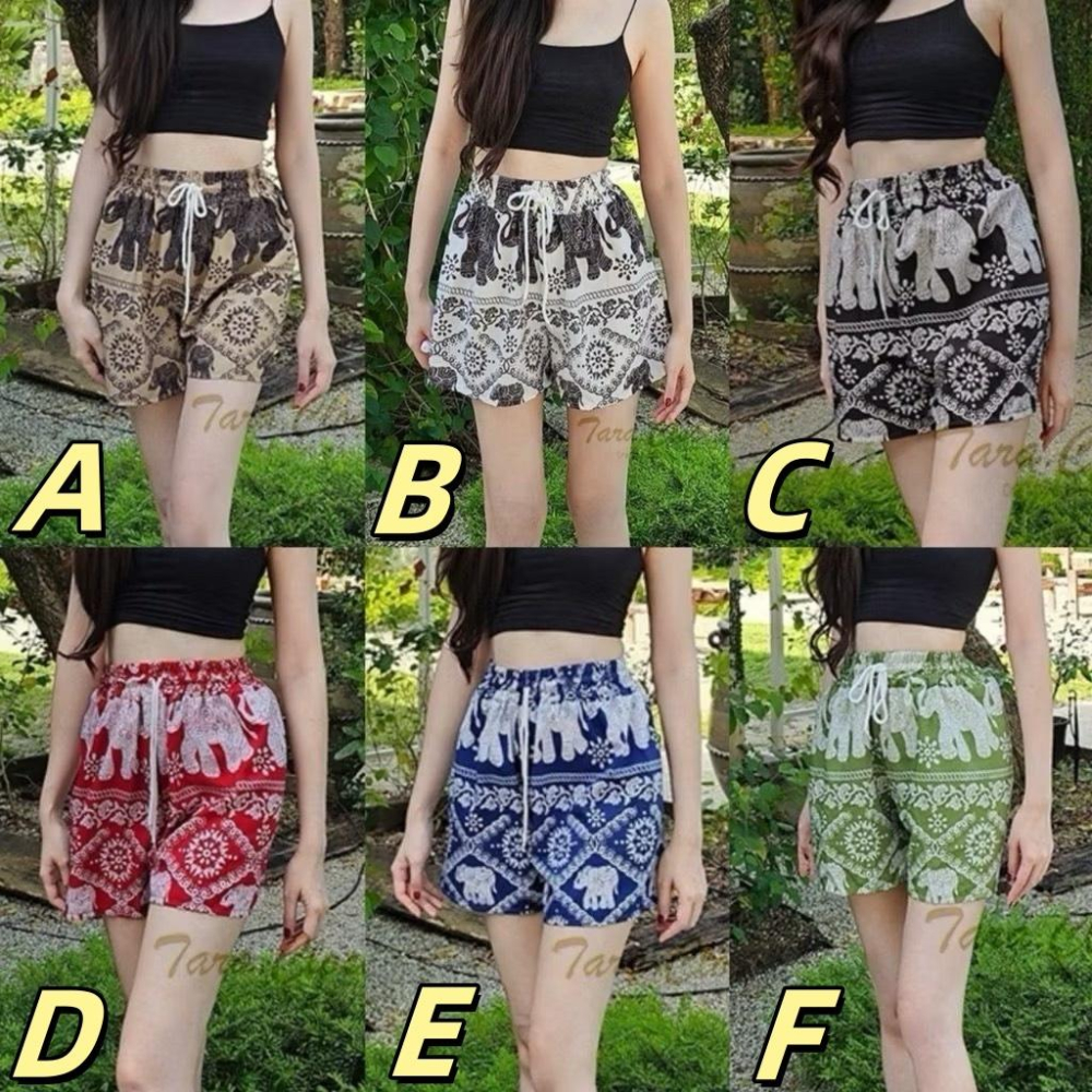 泰國 大象短褲 沙龍短褲 飄飄短褲 男女可穿-細節圖2