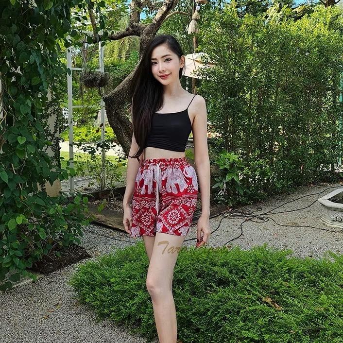 泰國 大象短褲 沙龍短褲 飄飄短褲 男女可穿-細節圖4