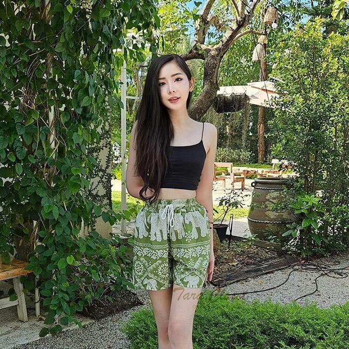 泰國 大象短褲 沙龍短褲 飄飄短褲 男女可穿-細節圖5