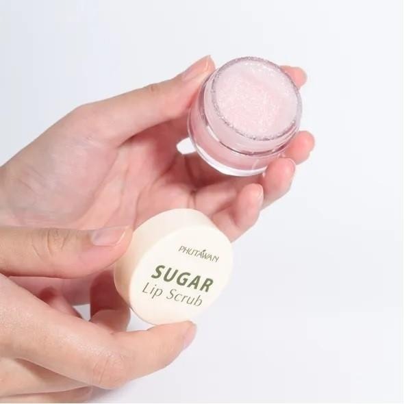 清倉~泰國 Phutawan 普妲旺 磨砂膏 砂糖唇部磨砂膏 全新包裝-細節圖3