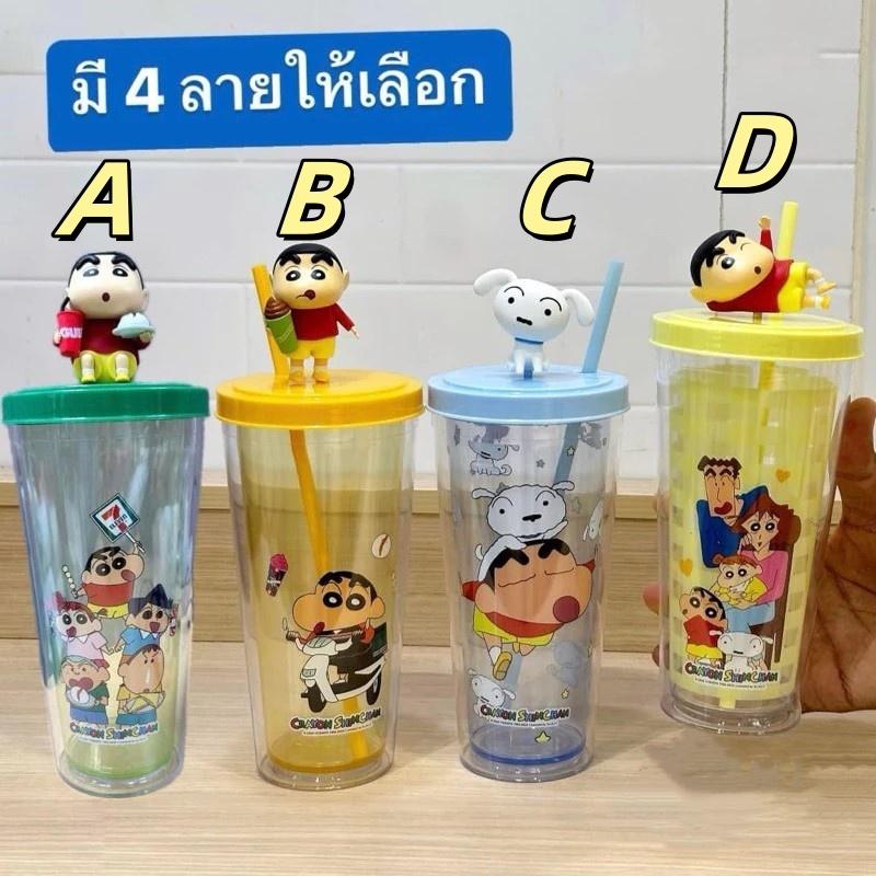 泰國 蠟筆小新 水杯 杯子 711限量 3D 飲料杯-細節圖2