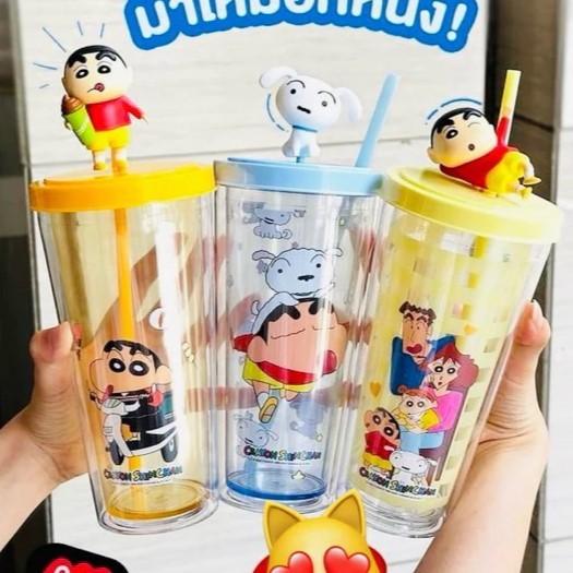 泰國 蠟筆小新 水杯 杯子 711限量 3D 飲料杯-細節圖7