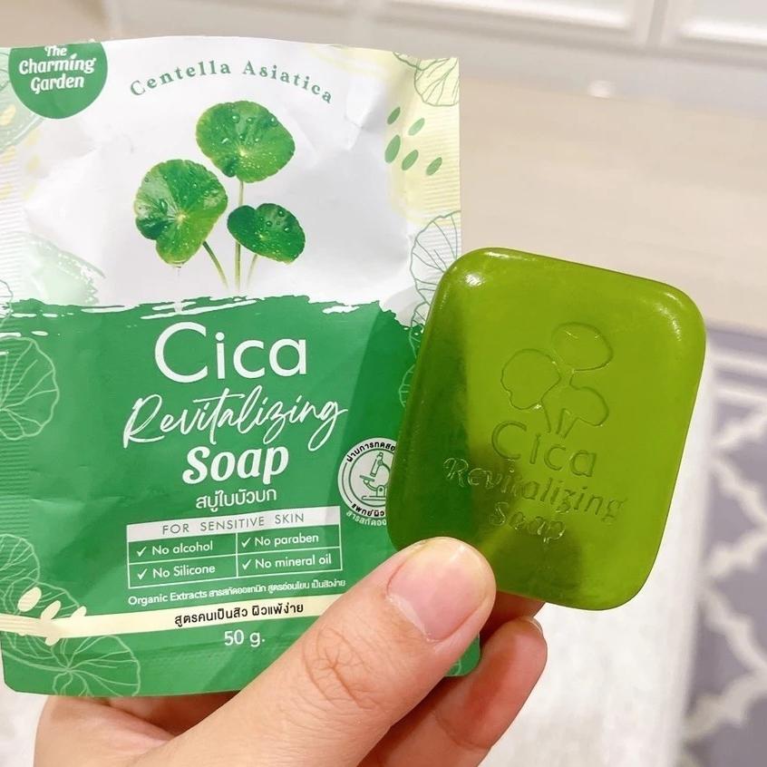 泰國 Cica 積雪草 香皂 潔面皂-細節圖2