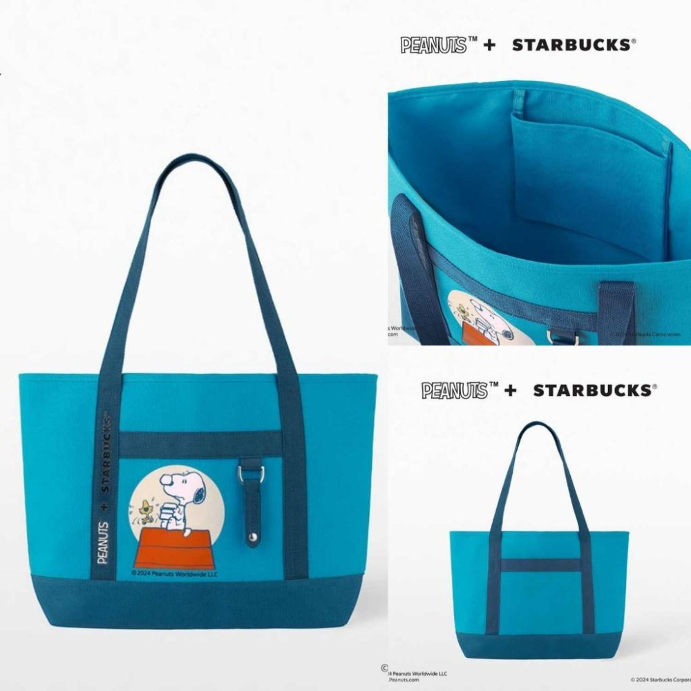 泰國越南 STARBUCKS 星巴克 史努比 側背包 托特包 Snoopy-細節圖5