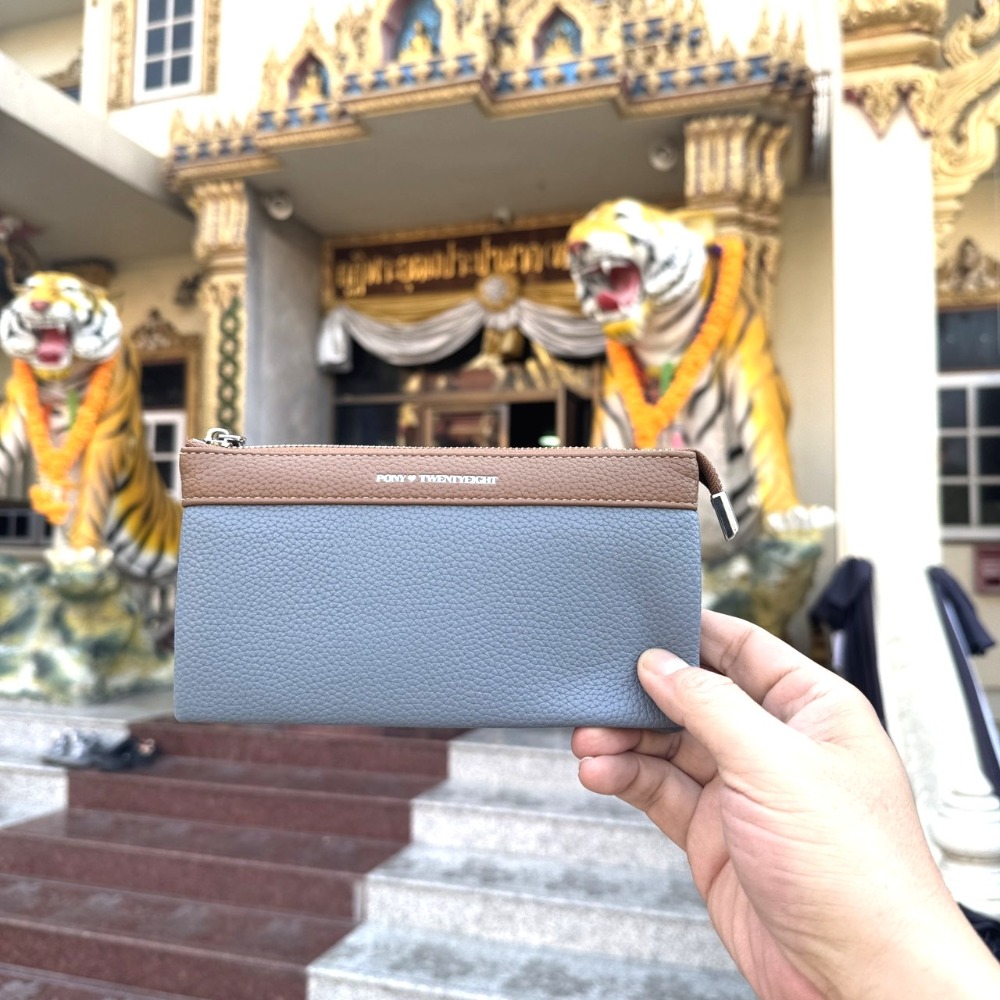 泰國 龍婆本廟 長夾 皮夾 手寫招財經文PONY長夾-規格圖8