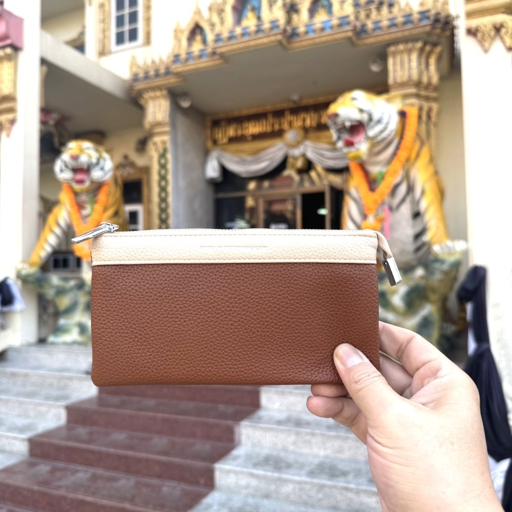 泰國 龍婆本廟 長夾 皮夾 手寫招財經文PONY長夾-規格圖8