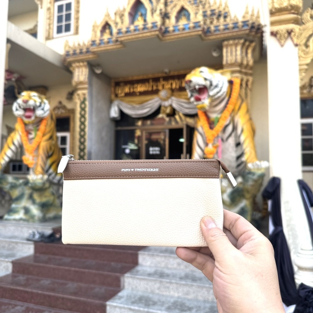 泰國 龍婆本廟 長夾 皮夾 手寫招財經文PONY長夾-規格圖8