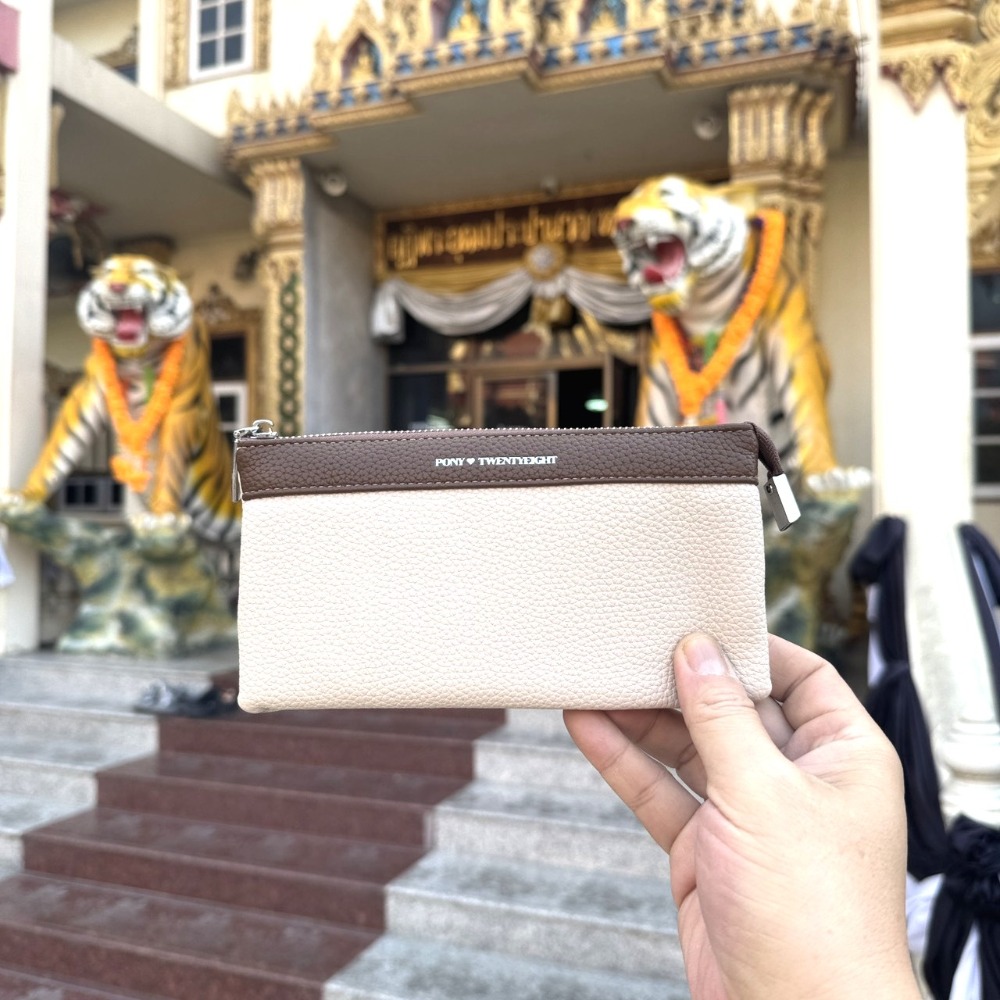 泰國 龍婆本廟 長夾 皮夾 手寫招財經文PONY長夾-規格圖8