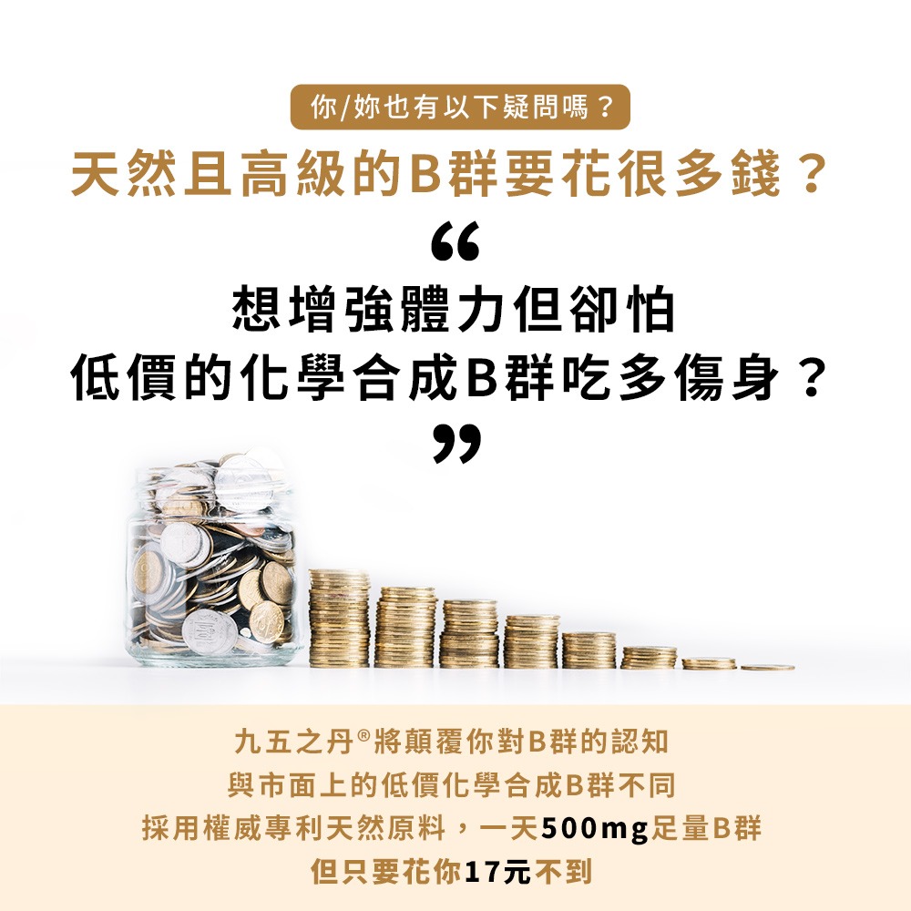 九五之丹 酵母B群+鐵 30顆/包 女性B群 酵母B群 微膠囊鐵 綜合B群 女性保健 愛美族 紅潤好氣色 素食族補給-細節圖3
