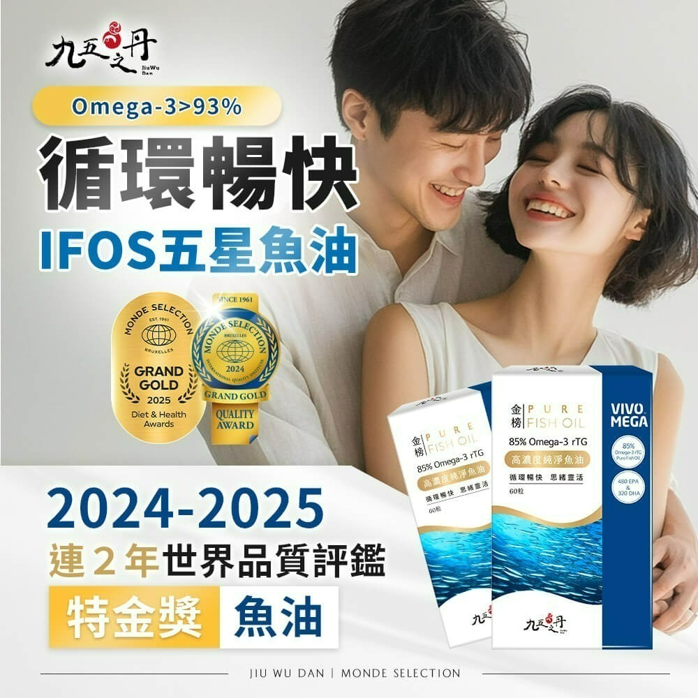 九五之丹 高濃度純淨魚油 60顆/盒 rTG型態 好吞服 無腥味 挪威魚油 85%Omega-3 DHA EPA-細節圖2