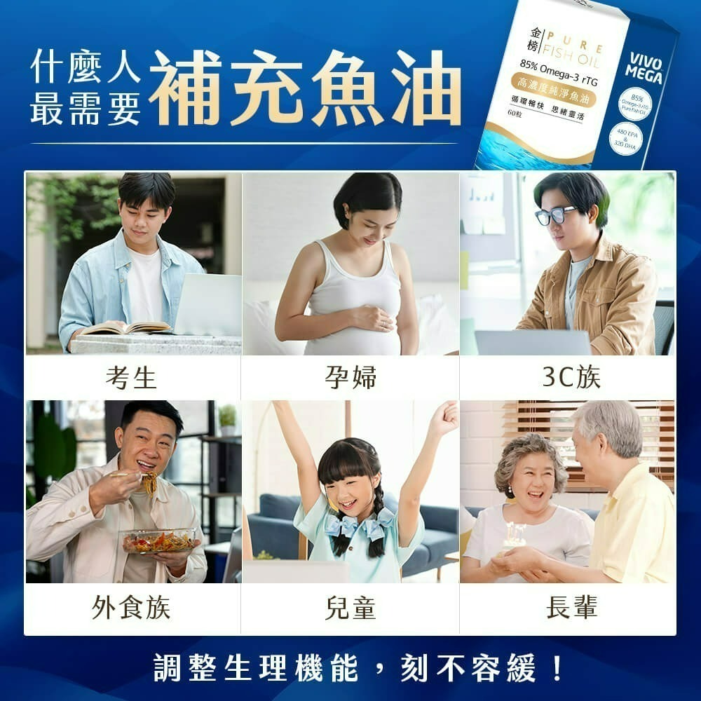 九五之丹 高濃度純淨魚油 60顆/盒 rTG型態 好吞服 無腥味 挪威魚油 85%Omega-3 DHA EPA-細節圖8